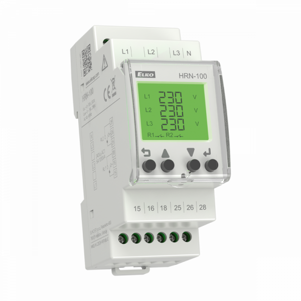 Relé napäťové HRN-100 3F 5VA 3M 2prep.